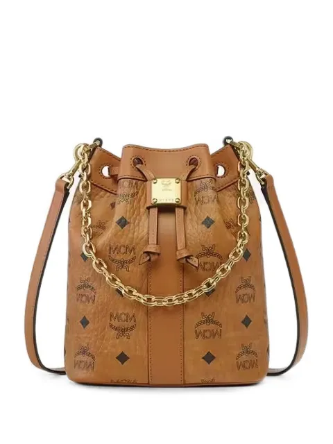 MCM Bolsa de ombro Dessau mini com monograma