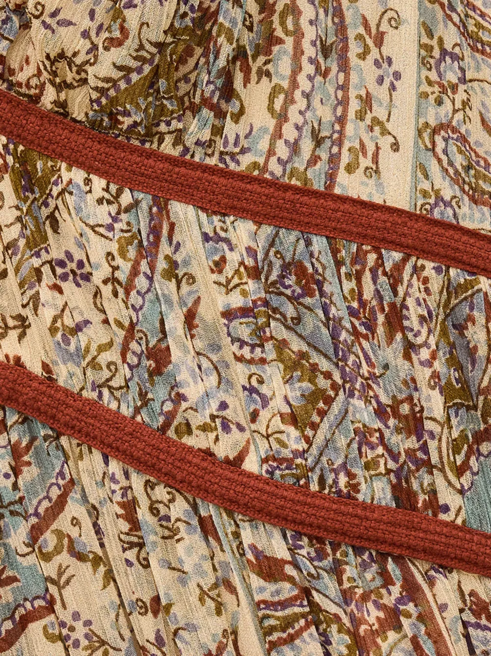 Ba&Sh Chana maxi-jurk met paisley-print Blauw