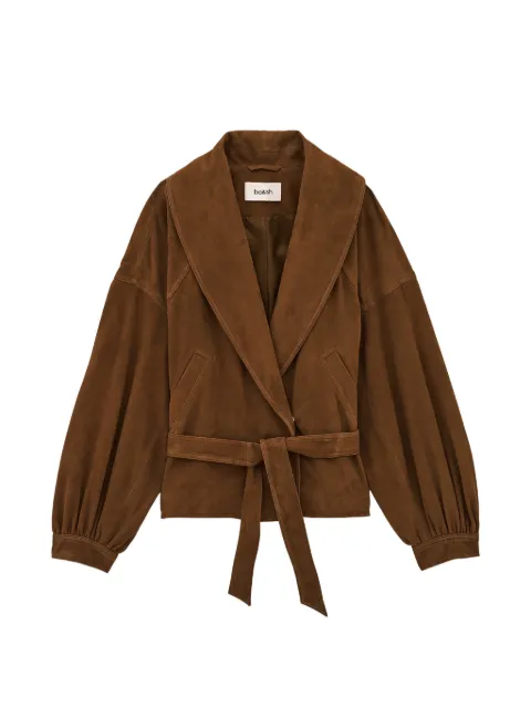 Ba&Sh belted shawl-collar coat
