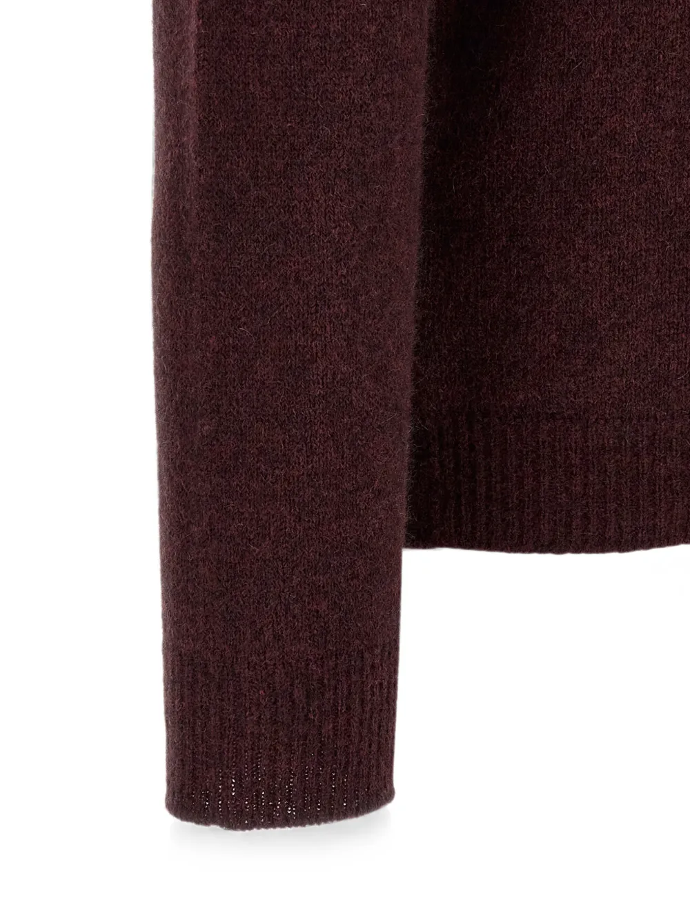 Roberto Collina Hoodie met trekkoord Rood