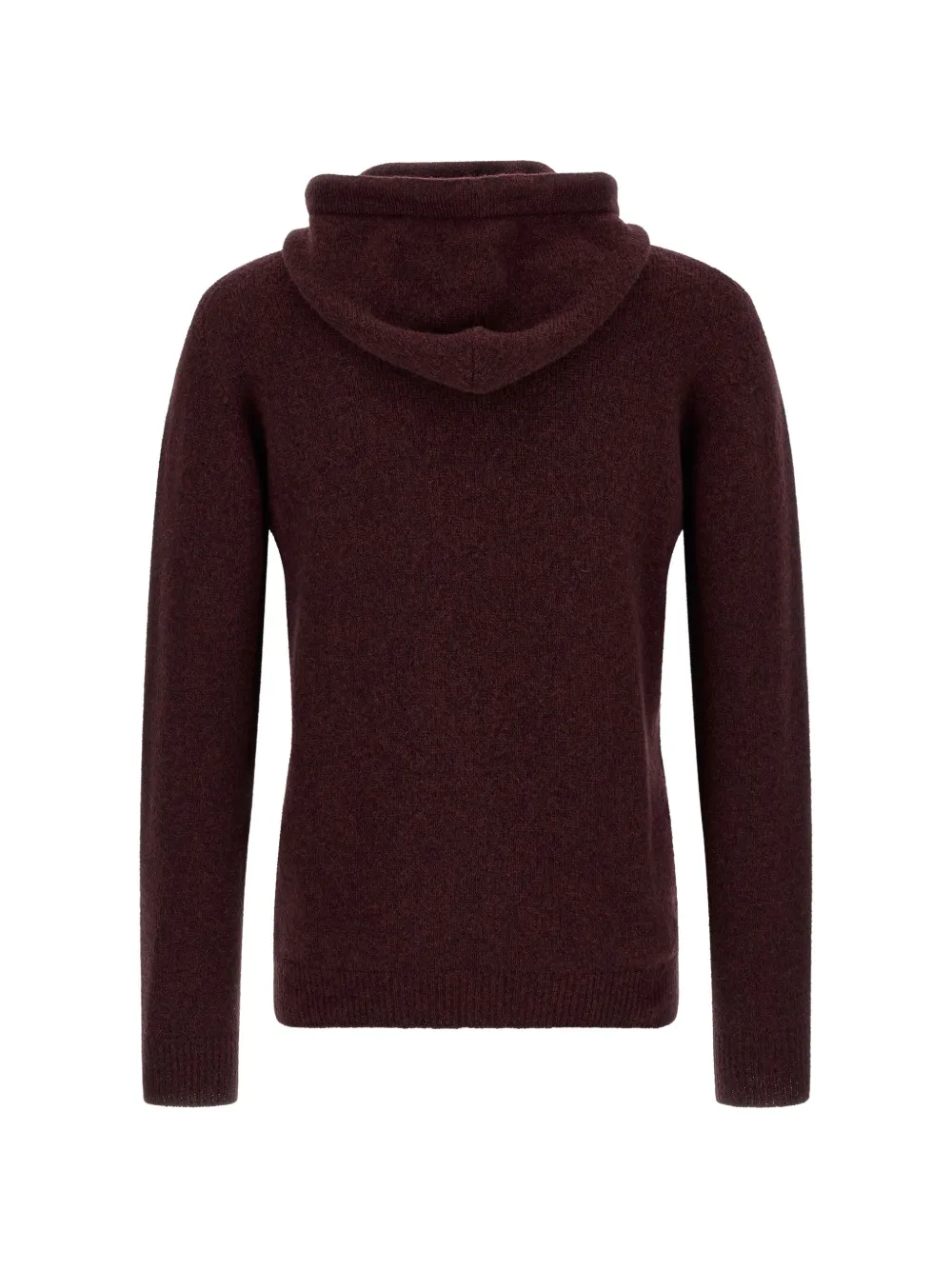 Roberto Collina Hoodie met trekkoord Rood