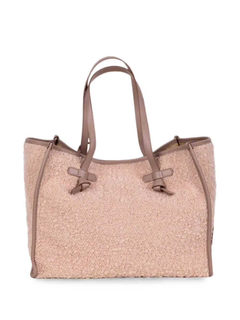 Gianni Chiarini Marcella Bouclé-texture Tote Bag In Pink
