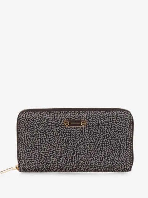 Borbonese O.P. wrap-around zip wallet