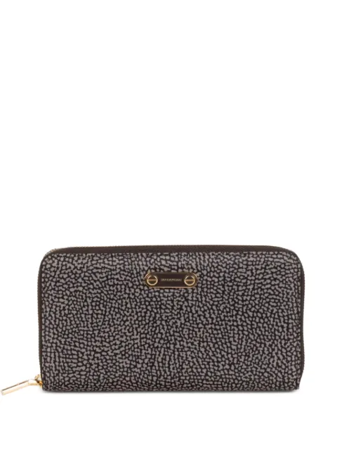 Borbonese O.P. wrap-around zip wallet