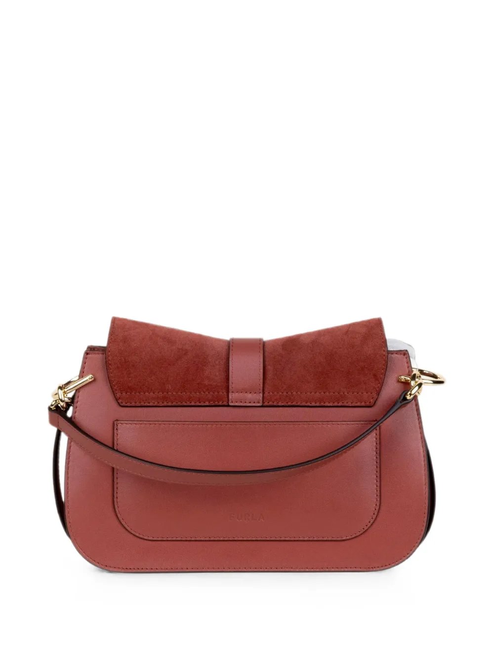 Furla Leren schoudertas Rood
