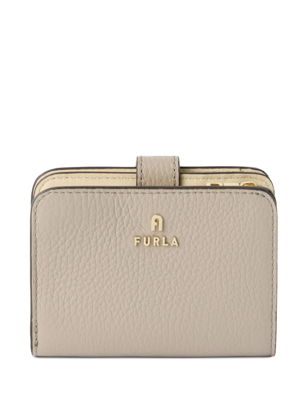 Furla Portemonnaie mit Logo-Schild - Grau