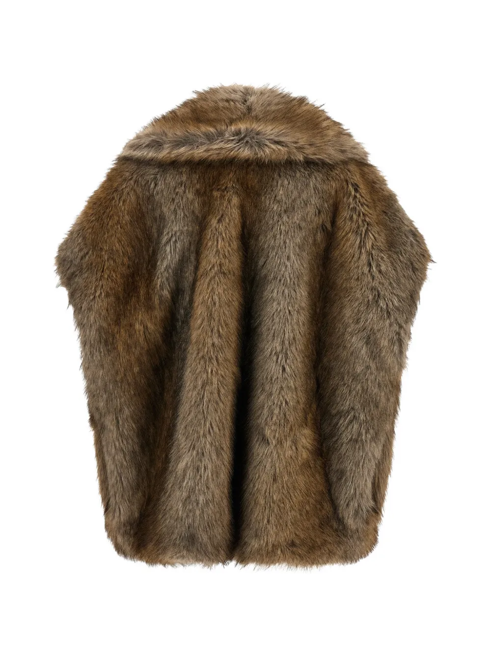 B&B COUTURE Brigitte jack van imitatiebont Bruin