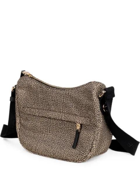 Borbonese bolsa de hombro con estampado OP