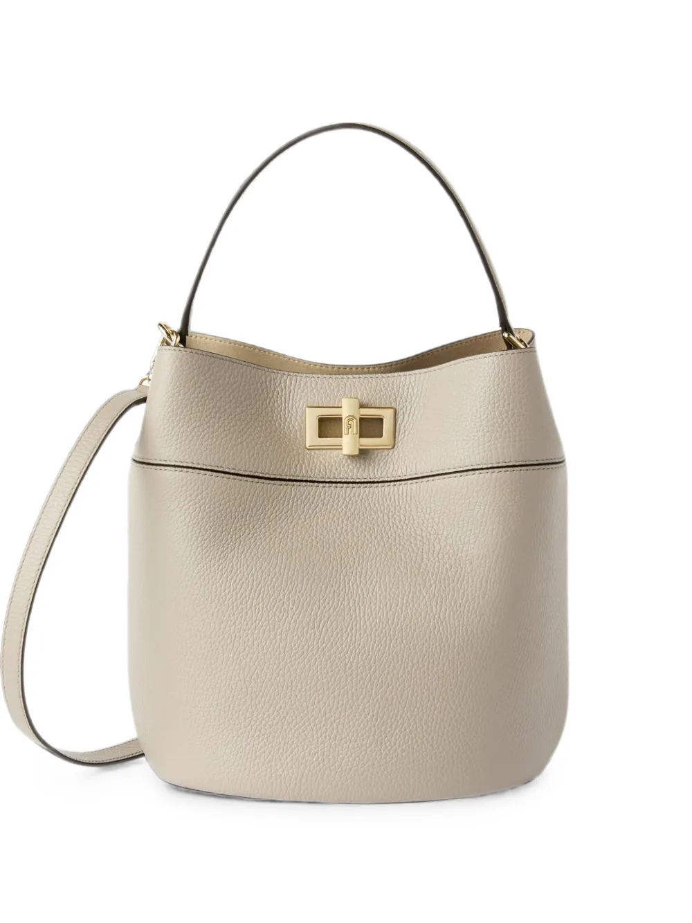 Furla Amelia leather bucket bag - Grau