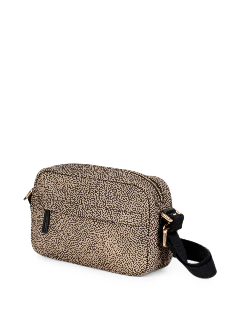 Borbonese Schoudertas met OP-print Beige
