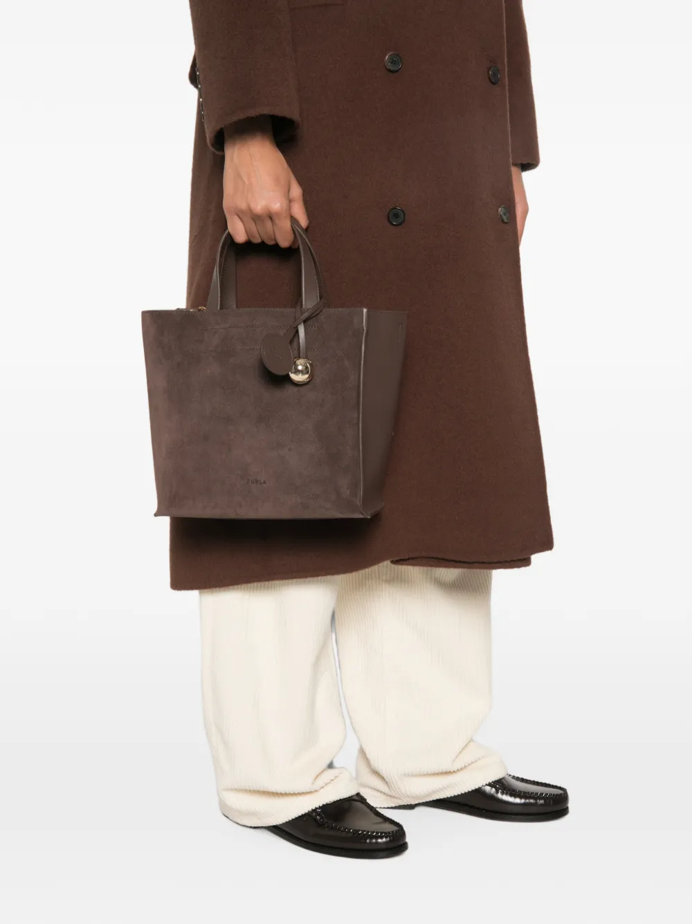 Furla Kleine Divide It shopper Bruin