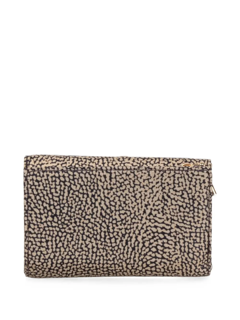 Borbonese OP Naturale portemonnee met logoplakkaat Beige