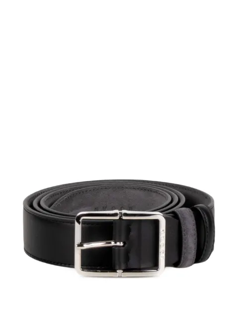 Hogan buckle-fastening leather belt