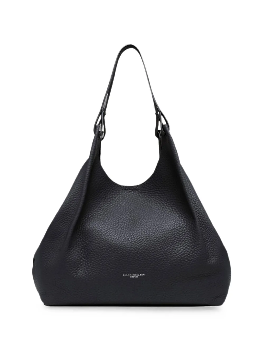 GIANNI CHIARINI Dua grained-leather tote bag - Blu