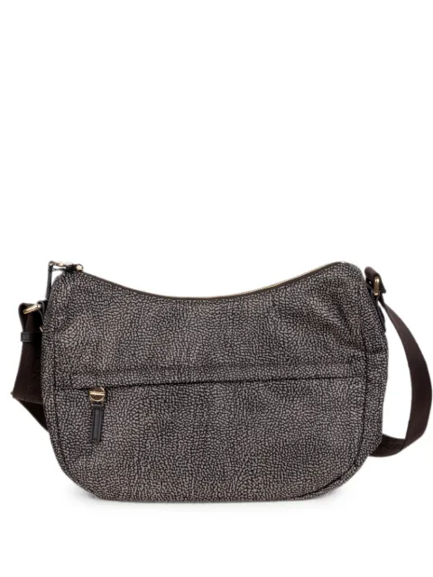 Borbonese B-Club OP-print zip-fastening shoulder bag