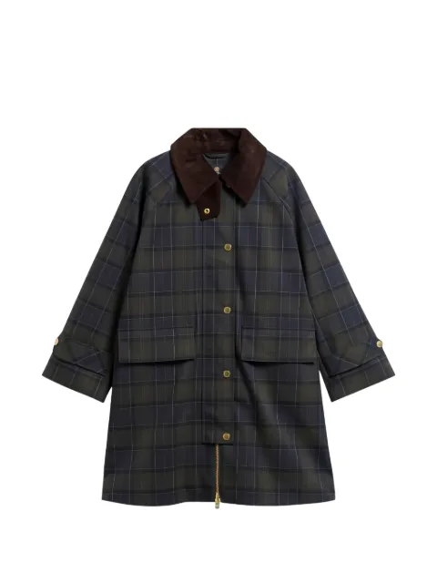 Barbour Sally tartan-check jacket