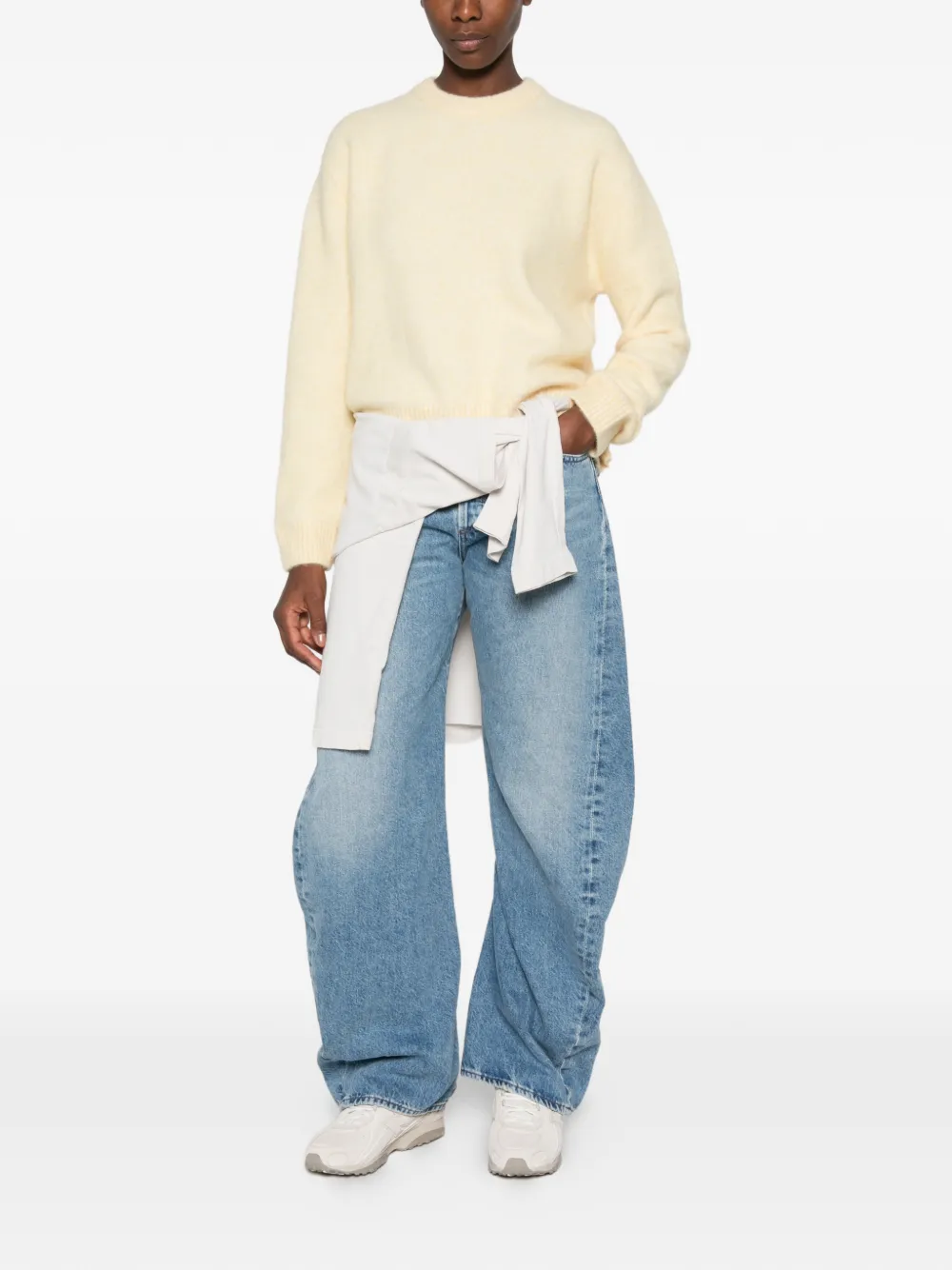 A.P.C. Trui met ronde hals Geel
