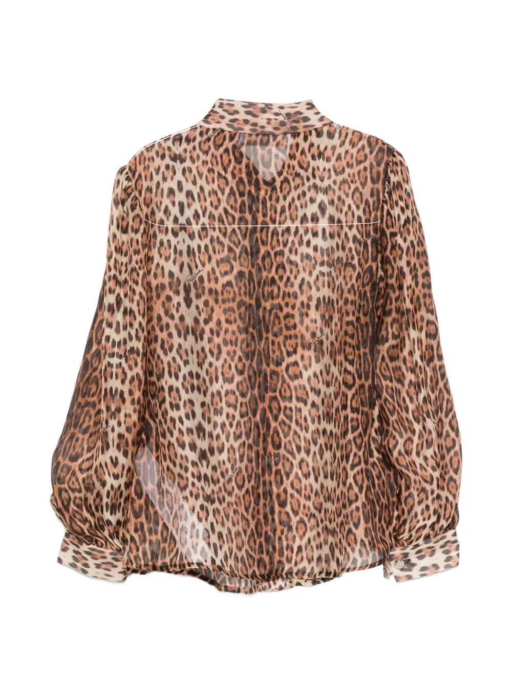 Roberto Cavalli Junior Shirt met luipaardprint Bruin