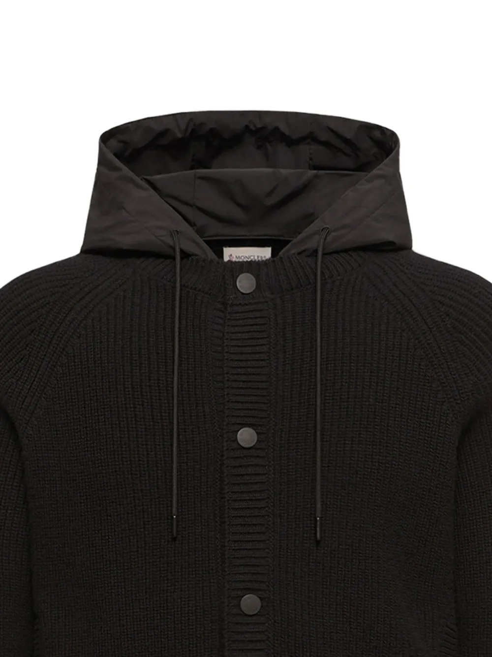 Moncler Edit hoodie met trekkoord Zwart