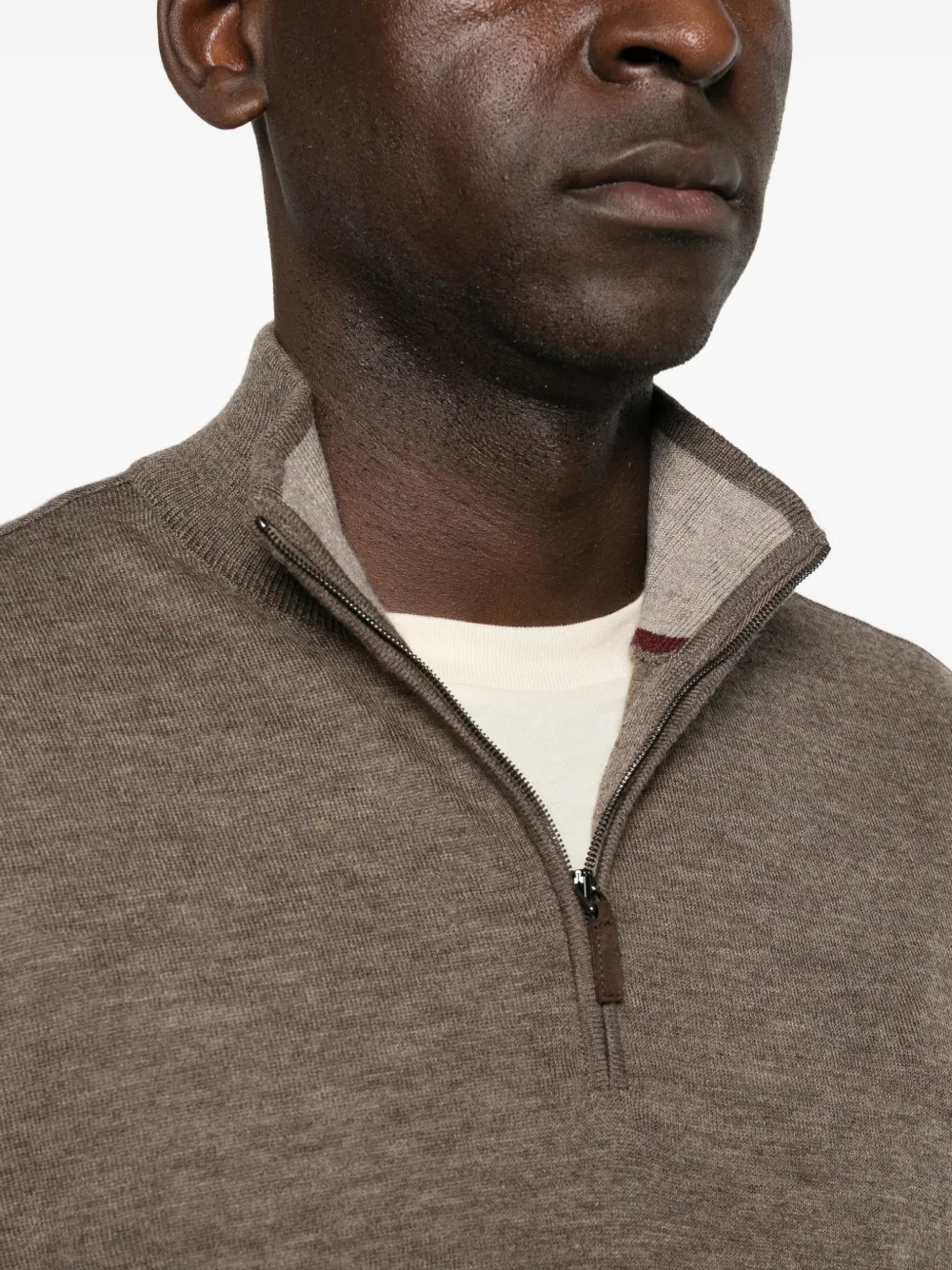 Paul & Shark quarter-zip wool sweater Bruin