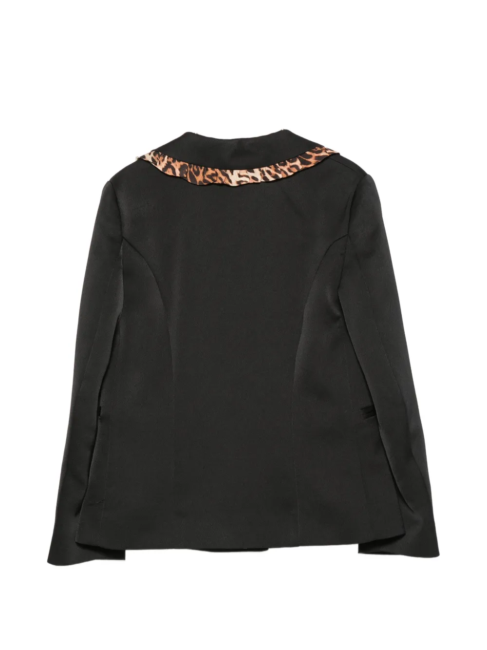 Roberto Cavalli Junior Blazer met luipaardprint Zwart