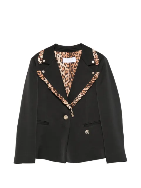 Roberto Cavalli Junior leopard-print blazer