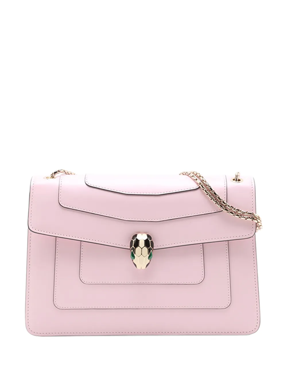Bvlgari Pre-Owned 2010-2026 Medium Calfskin Serpenti Forever shoulder bag - Rosa