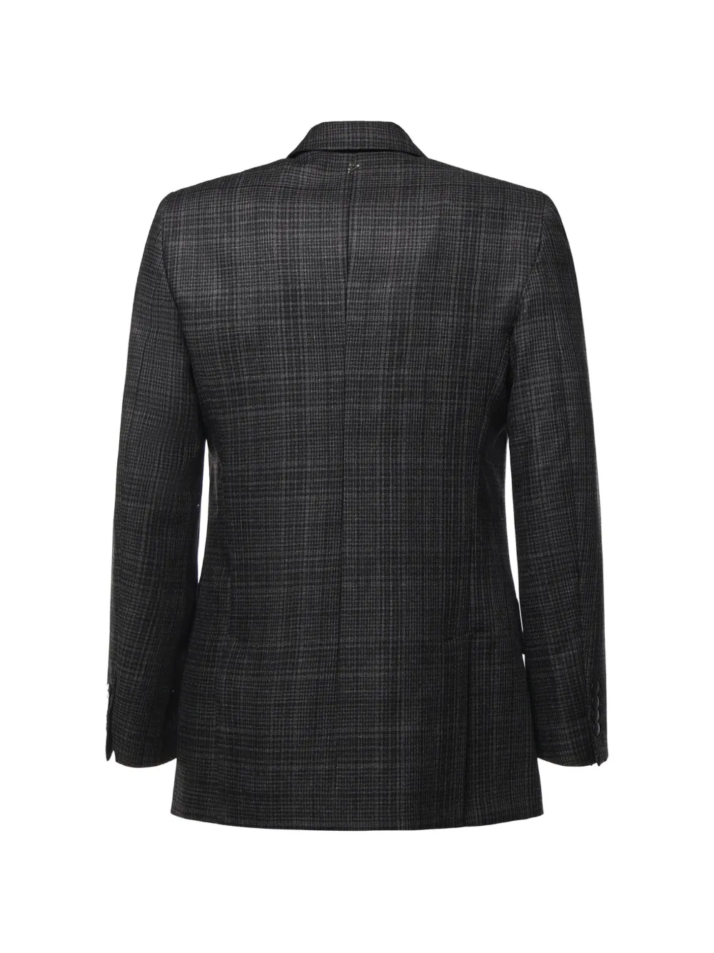 DONDUP Geruite blazer met dubbele rij knopen Grijs