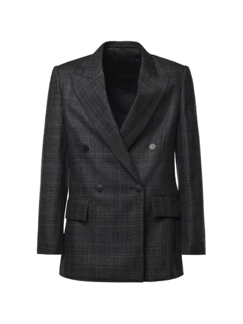 DONDUP check-pattern double-breasted  blazer
