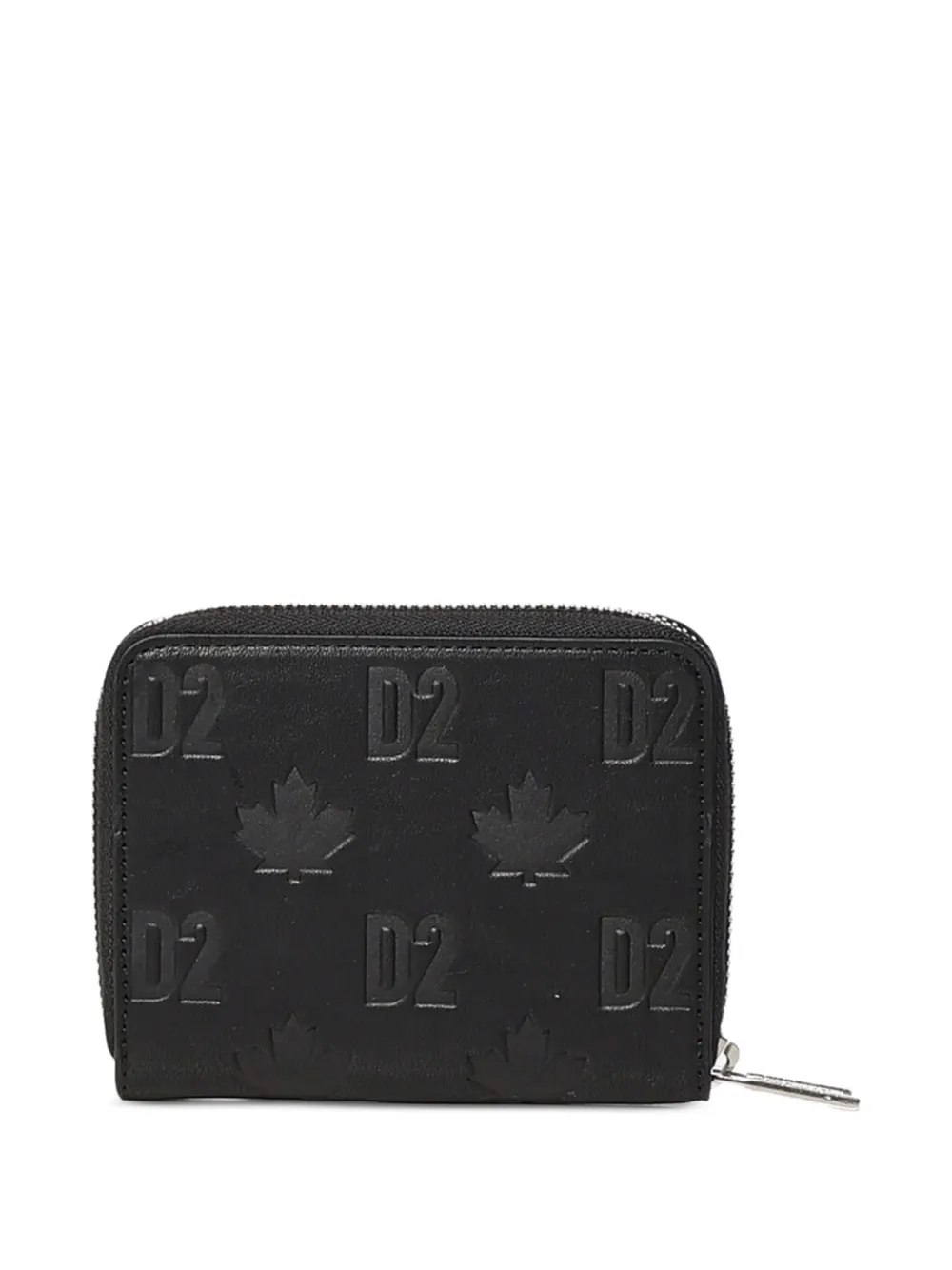 DSQUARED2 Leren portemonnee Zwart