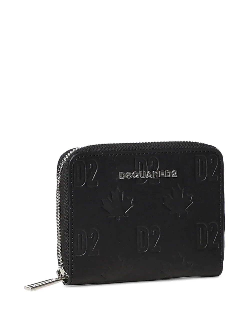 DSQUARED2 Leren portemonnee Zwart