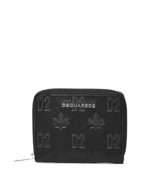 DSQUARED2 embossed leather wallet