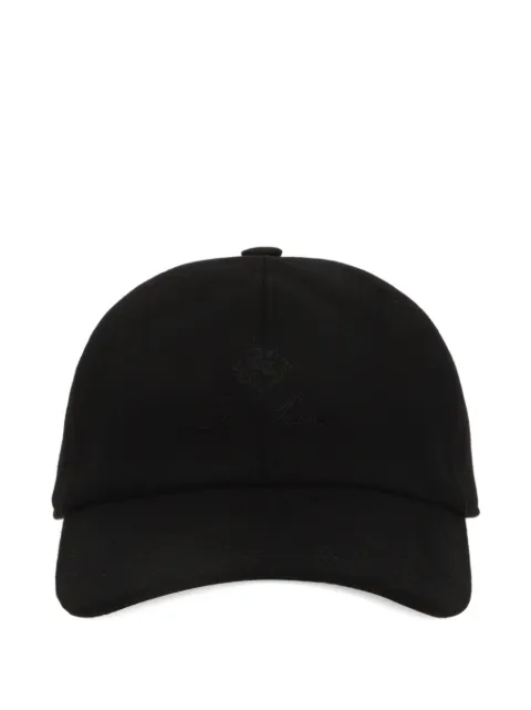 Loro Piana logo-embroidered cashmere baseball cap