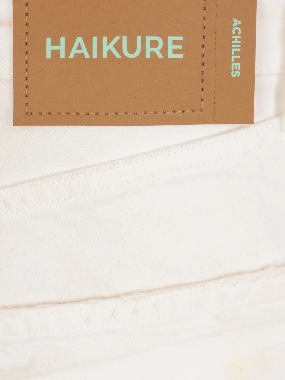 Haikure Achilles jeans met versleten effect Beige