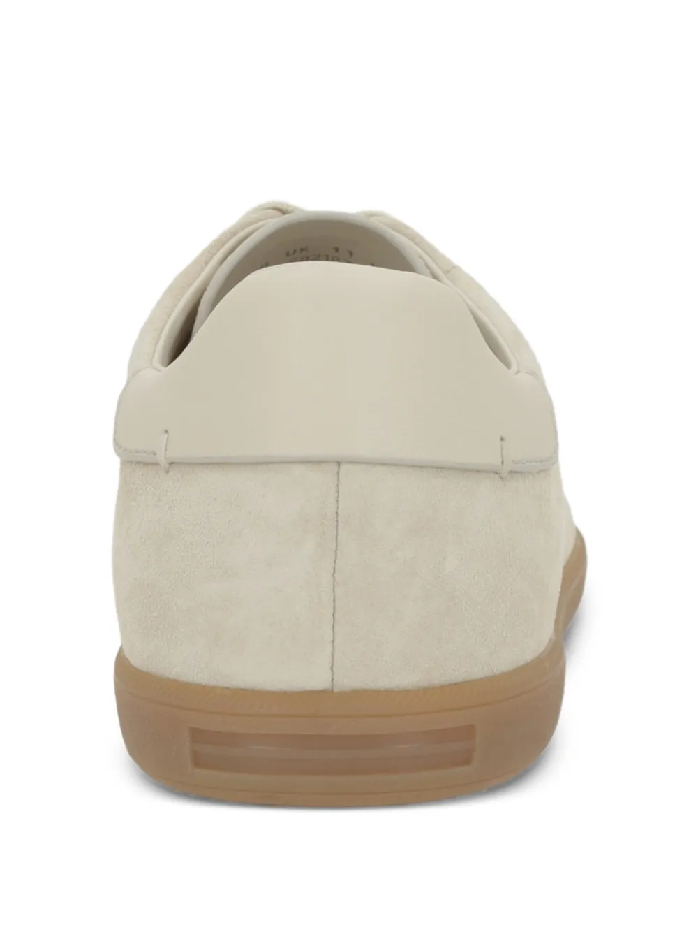 Zegna suede low-top sneakers Beige