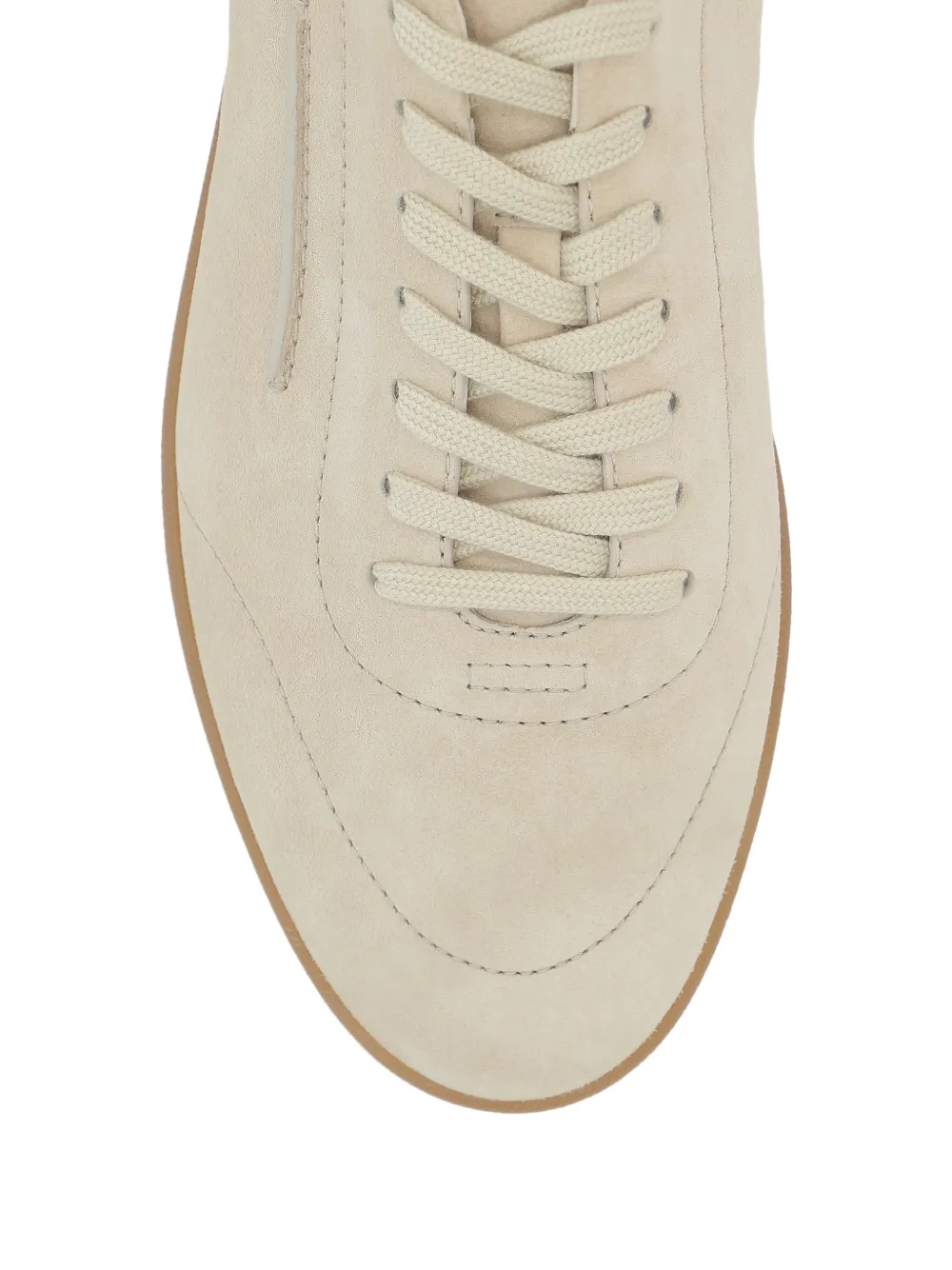 Zegna suede low-top sneakers Beige
