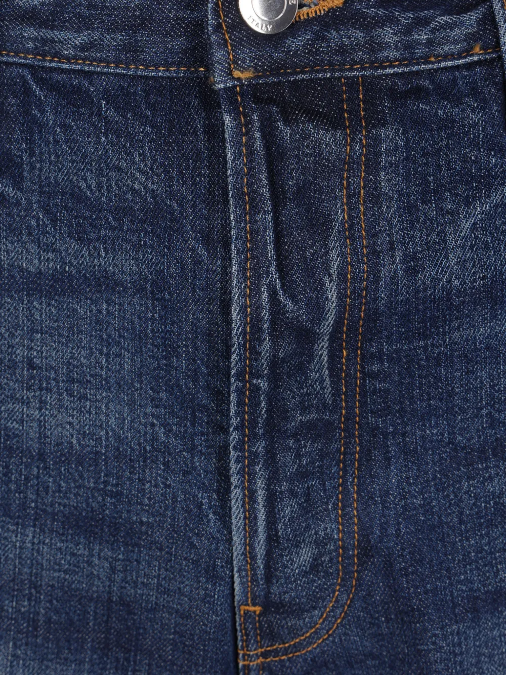 Haikure Bethany oversized jeans met franje Blauw