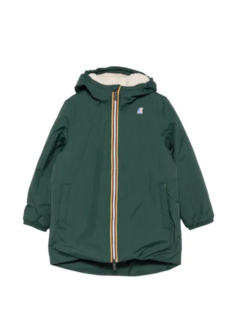 K Way Kids logo-patch hooded jacket
