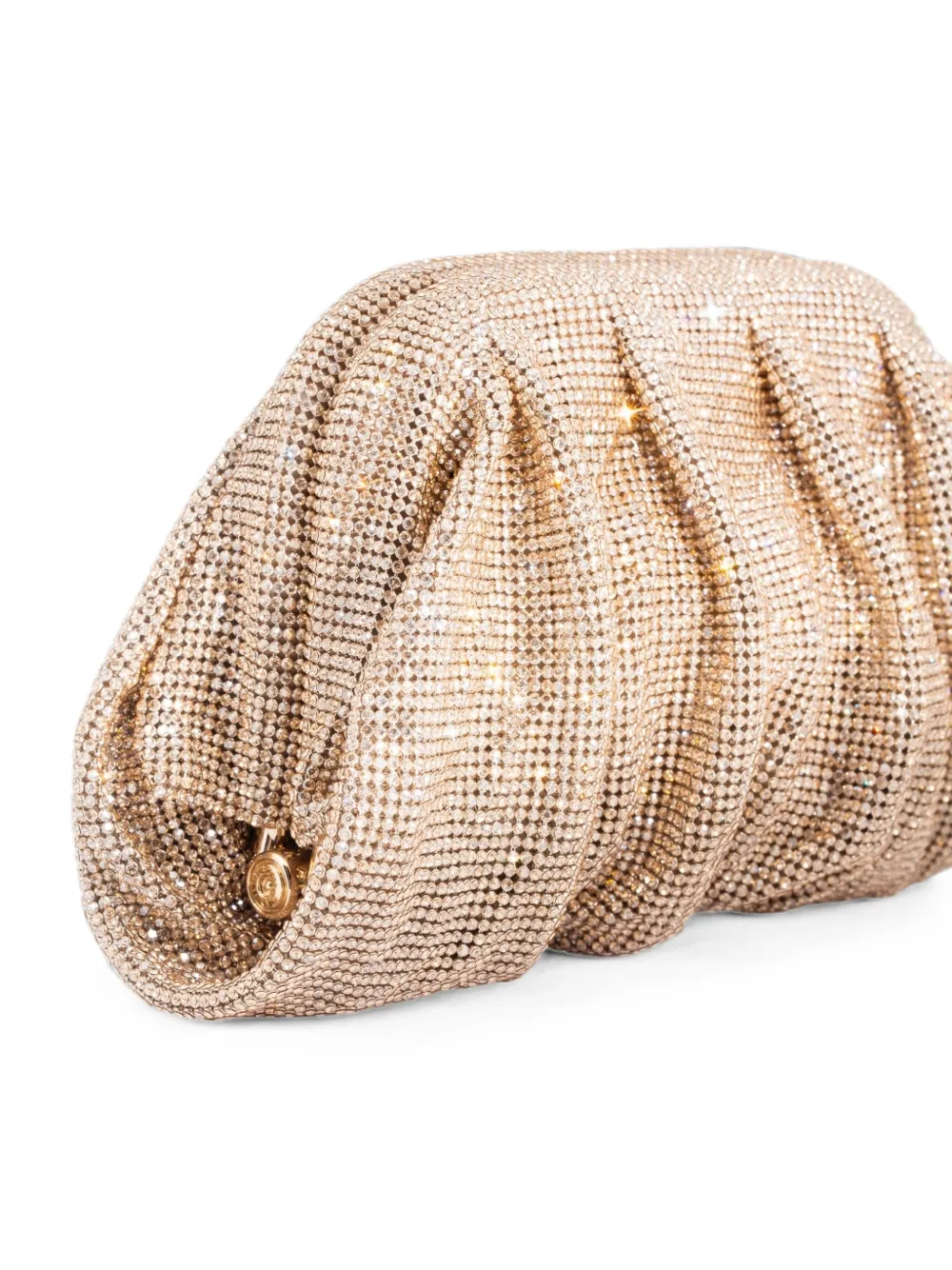 Benedetta Bruzziches Venus mini-clutch verfraaid met kristallen Goud