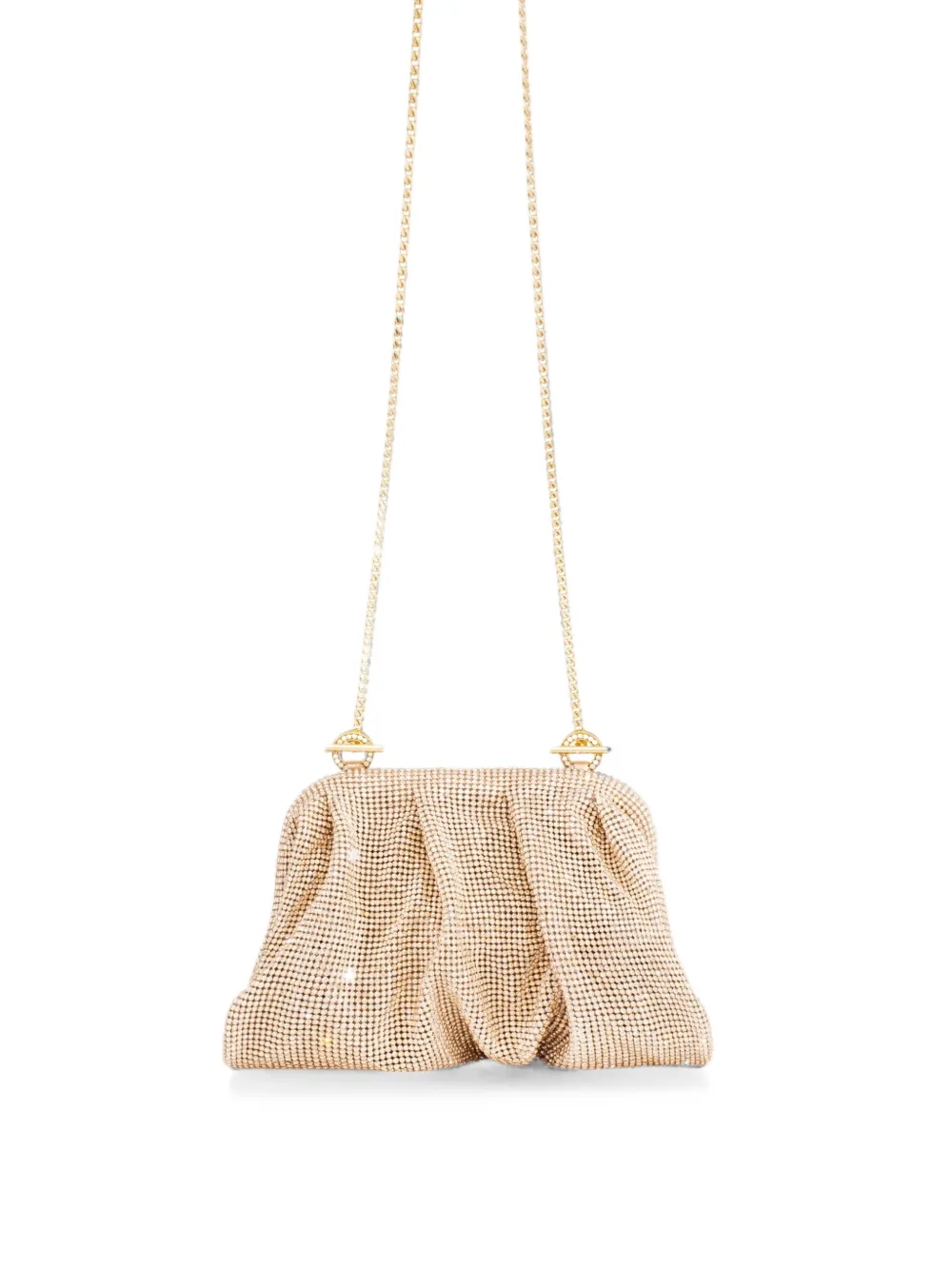 Benedetta Bruzziches Venus mini-clutch verfraaid met kristallen Goud