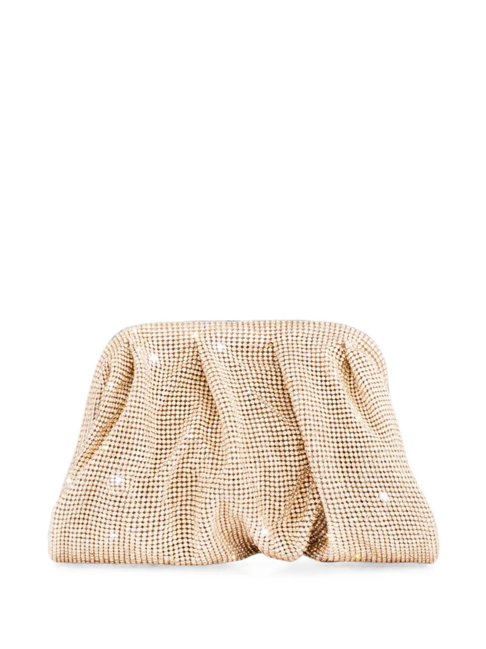 Benedetta Bruzziches mini Venus crystal-embellished clutch bag - Gold
