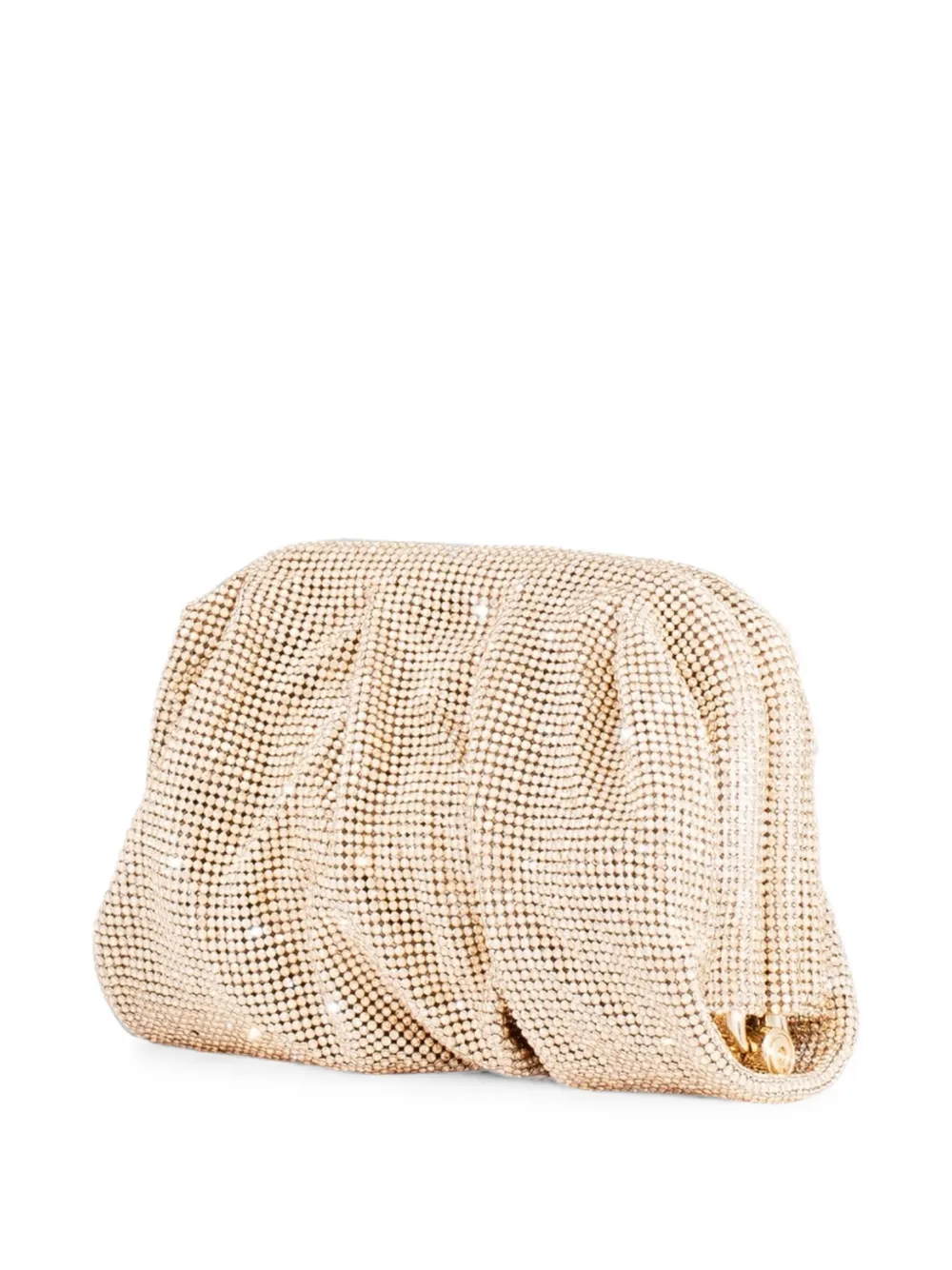 Benedetta Bruzziches Venus mini-clutch verfraaid met kristallen Goud