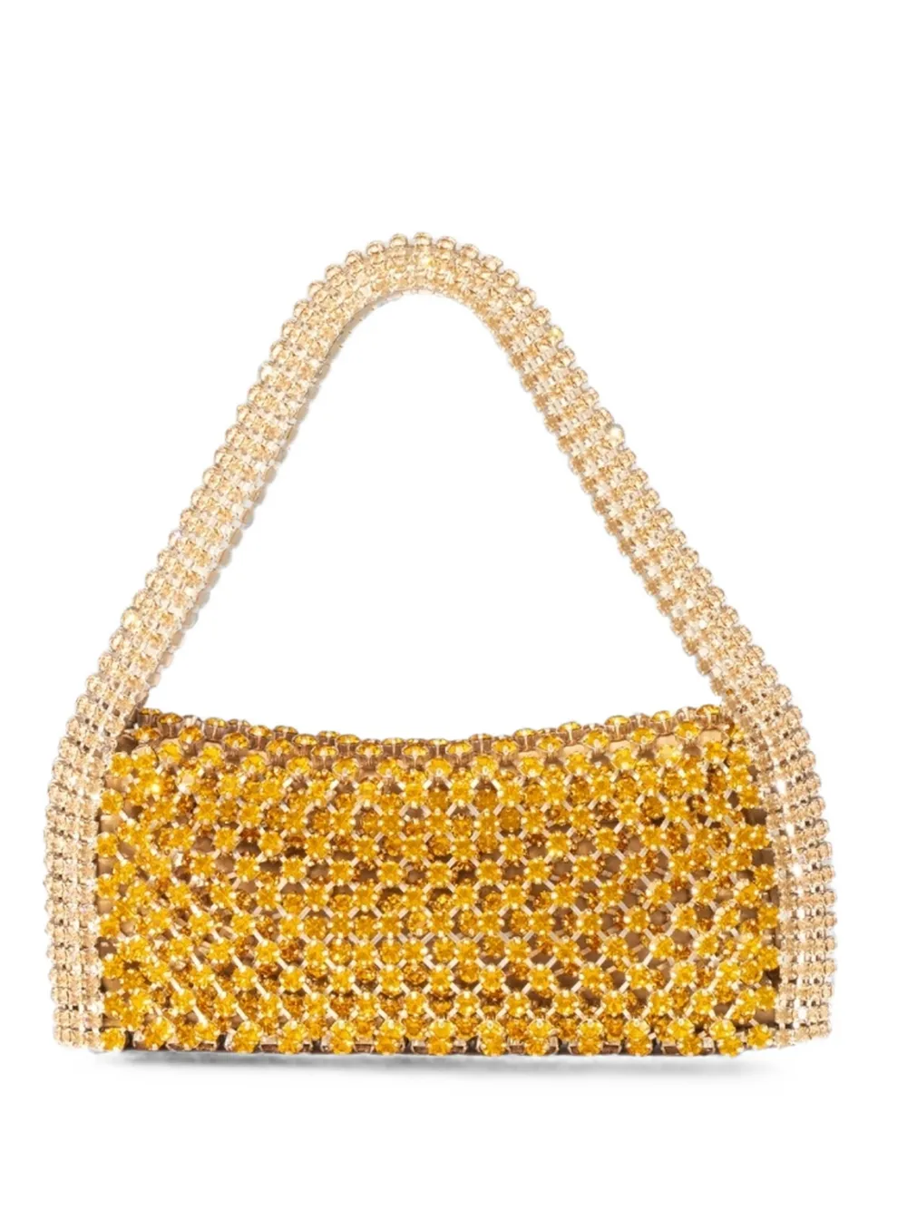 Benedetta Bruzziches Rachele La Grande crystal-embellished shoulder bag - Giallo