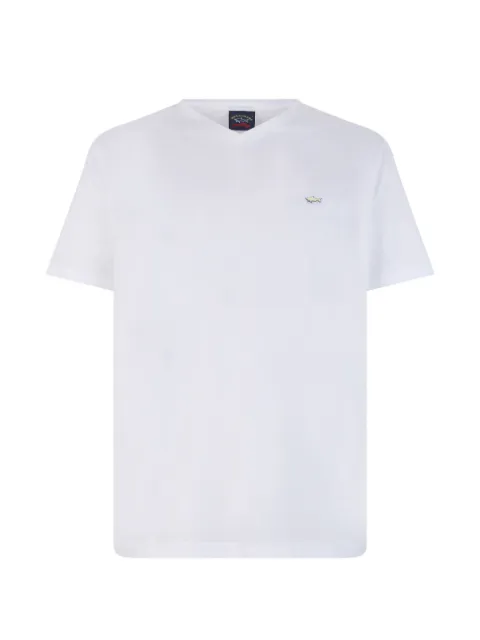 Paul & Shark logo-patch V-neck T-shirt
