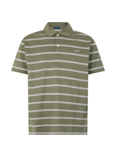 Paul & Shark striped cotton polo shirt