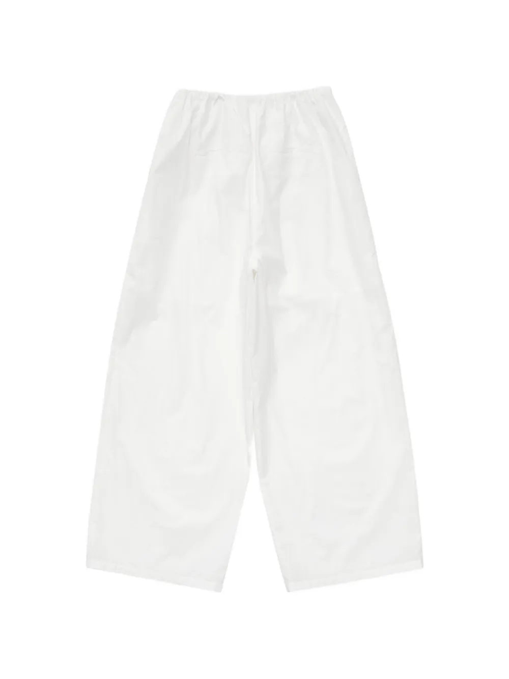Amomento Broek met wijde pijpen Wit