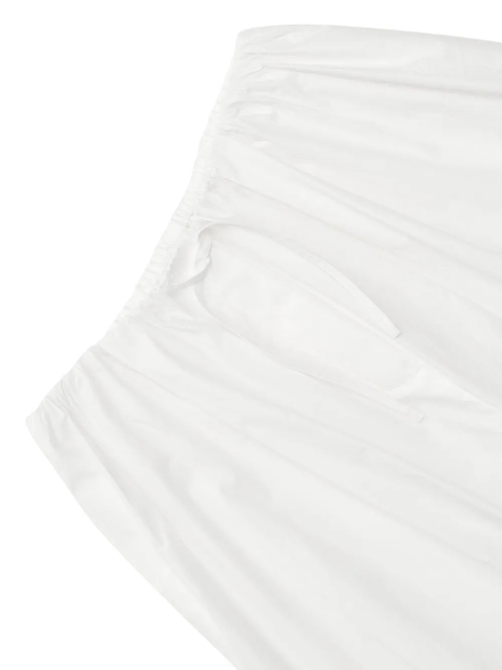 Amomento Broek met wijde pijpen Wit