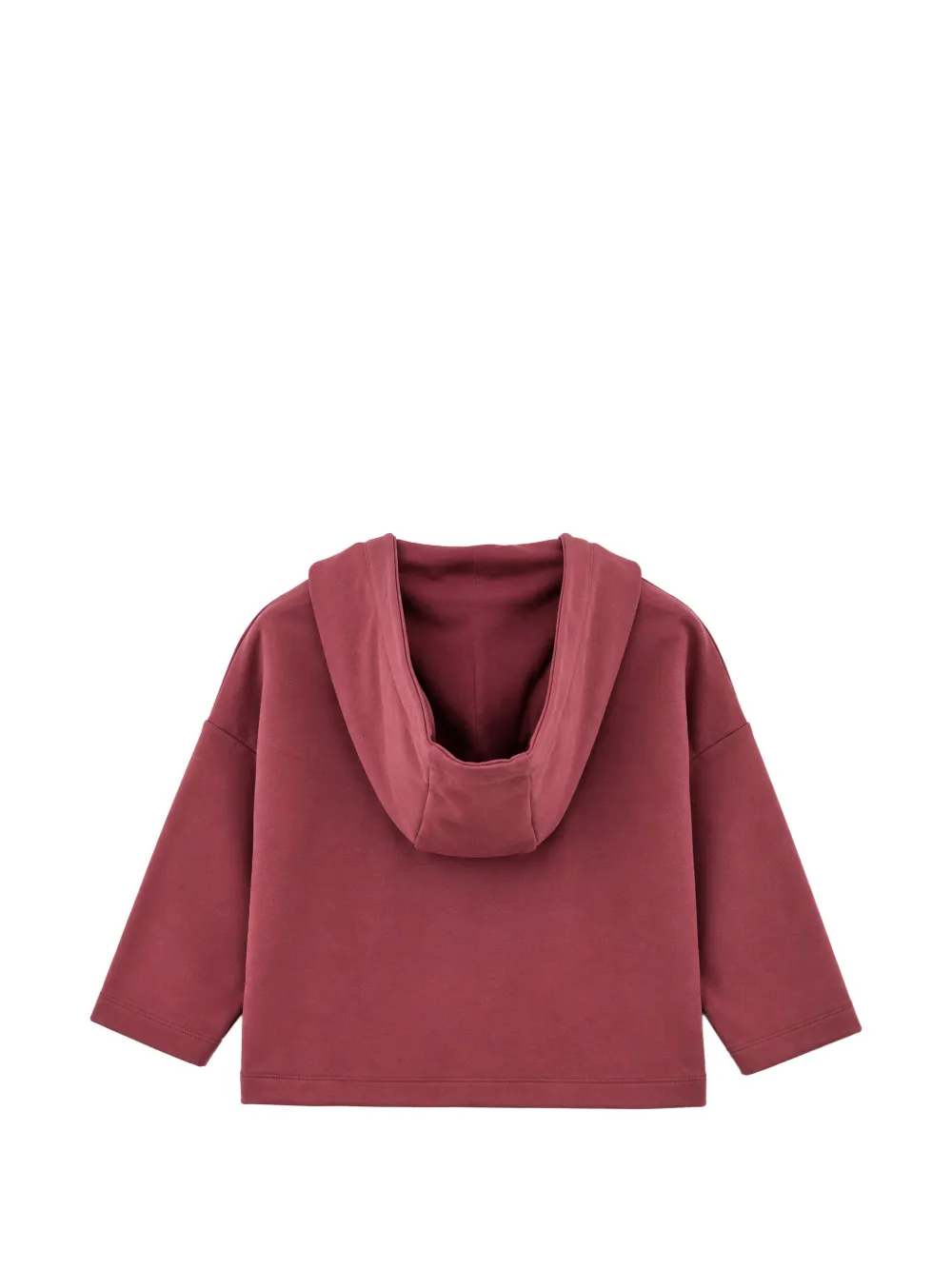 Balmain Kids Hoodie met logoprint en rits Rood