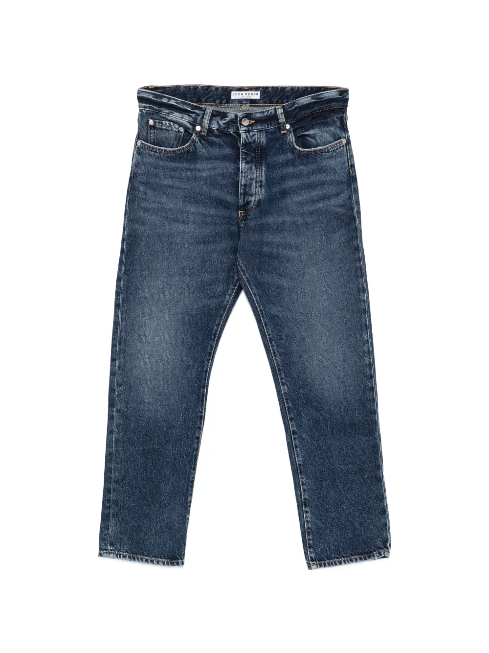 Icon Denim Straight-leg Jeans In Blue