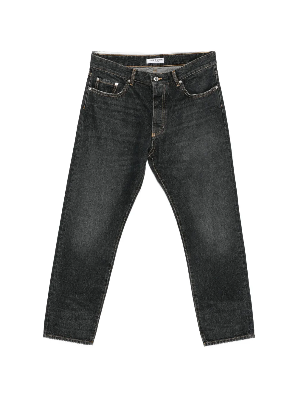 ICON DENIM Josh faded-effect distressed-finish jeans